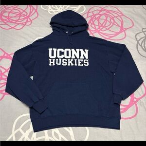 Jerzees UConn Huskies Navy Hoodie
